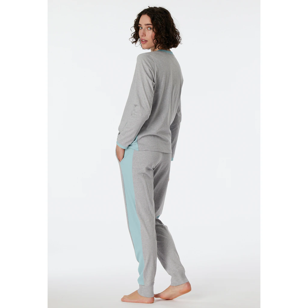 Schiesser Pyjama »"Casual Nightwear"« (2 Tlg.) Mit Lässigem Loose-Fit-Schnitt Online Kaufen