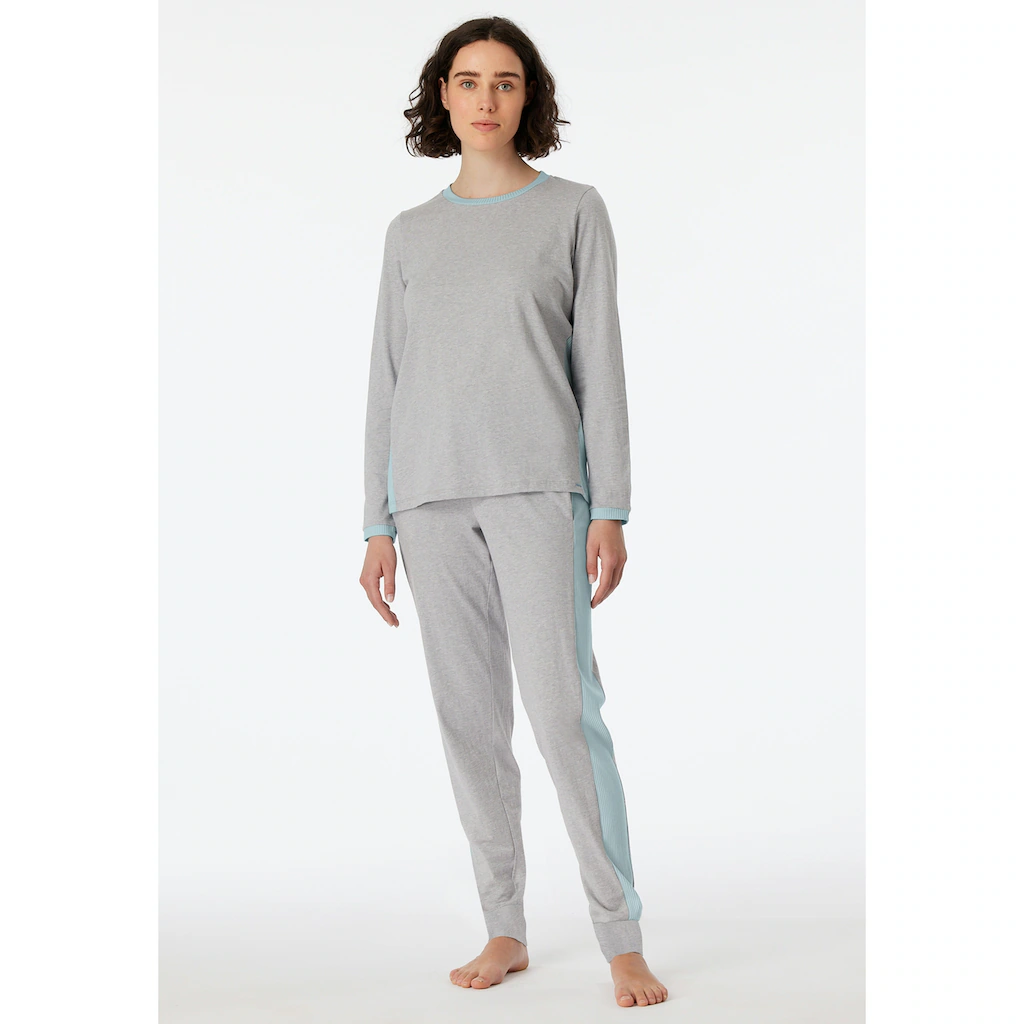 Schiesser Pyjama »"Casual Nightwear"« (2 tlg.) mit lässigem Loose-Fit-Schnitt online kaufen