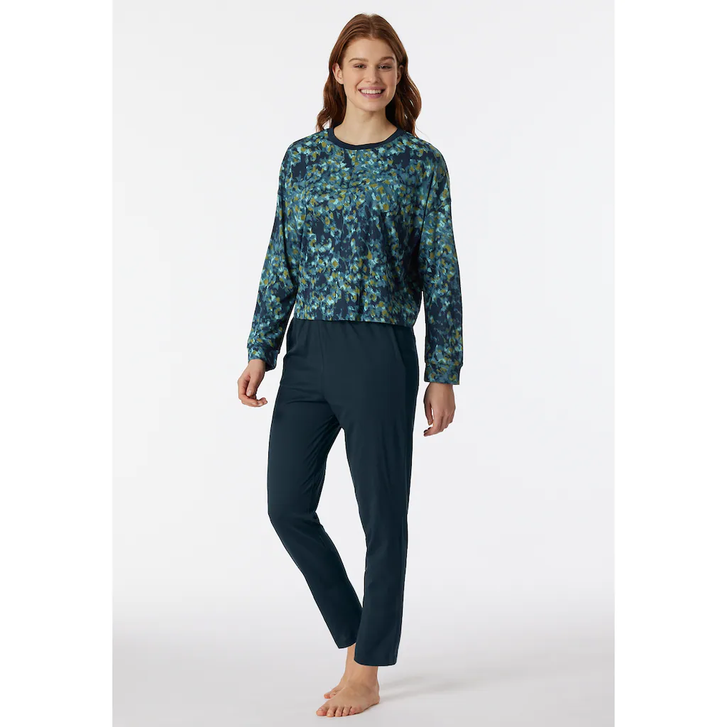 Schiesser Pyjama »"Modern Nightwear"« (Set 2 tlg.) mit 7/8-Schnitt bestellen