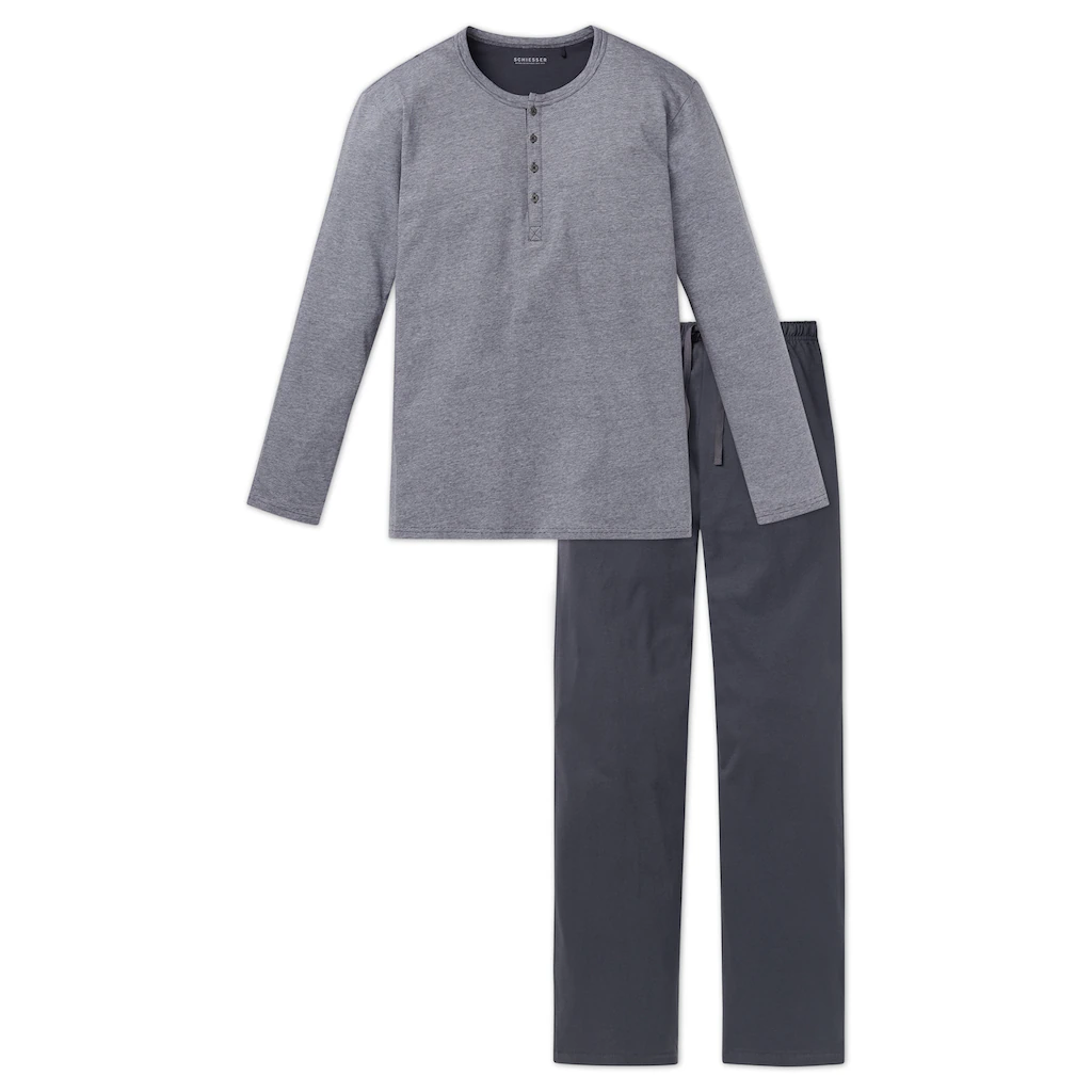 Schiesser Pyjama »"selected Premium Inspiration"« (2 Tlg.) Mit Praktischer Knopfleiste Online Kaufen