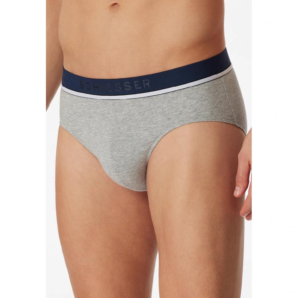 Schiesser Rioslip »"95/5"« (3er-Pack) Sportlicher Logo-Webgummibund Mit Schmalen Weißem Ansatz Kaufen
