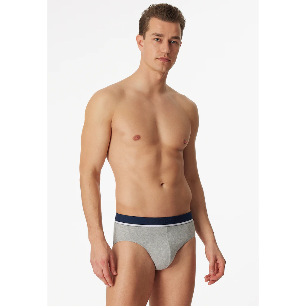 Schiesser Rioslip »"95/5"« (3er-Pack) Sportlicher Logo-Webgummibund Mit Schmalen Weißem Ansatz Kaufen