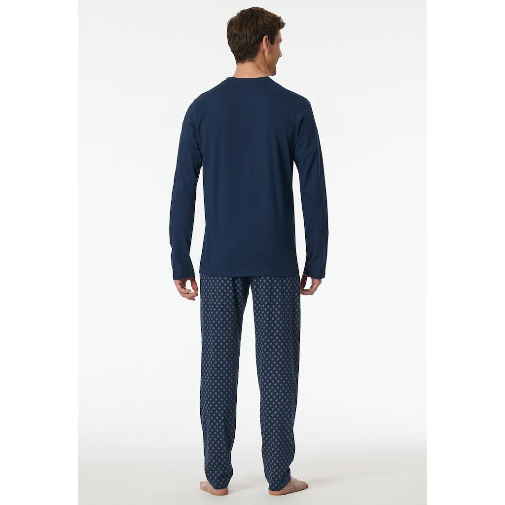 Schiesser Schlafanzug »"Casual Essentials"« (2 Tlg.) Mit V-Ausschnitt Bestellen