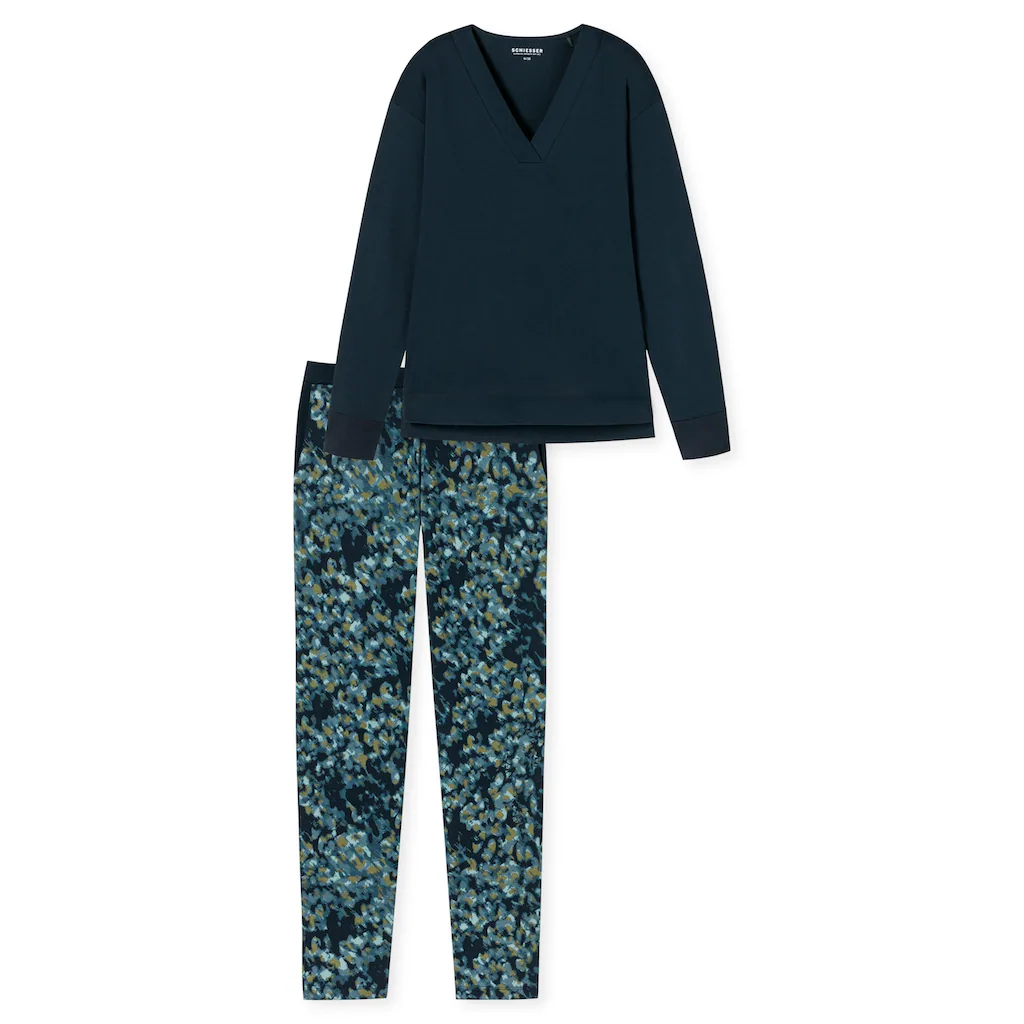 Schiesser Schlafanzug »"Modern Nightwear"« (Set 2 Tlg.) Mit Floralem Print Online Bestellen