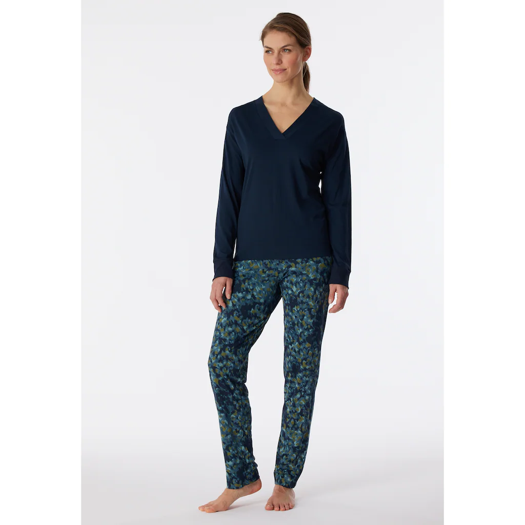 Schiesser Schlafanzug »"Modern Nightwear"« (Set 2 tlg.) mit floralem Print online bestellen