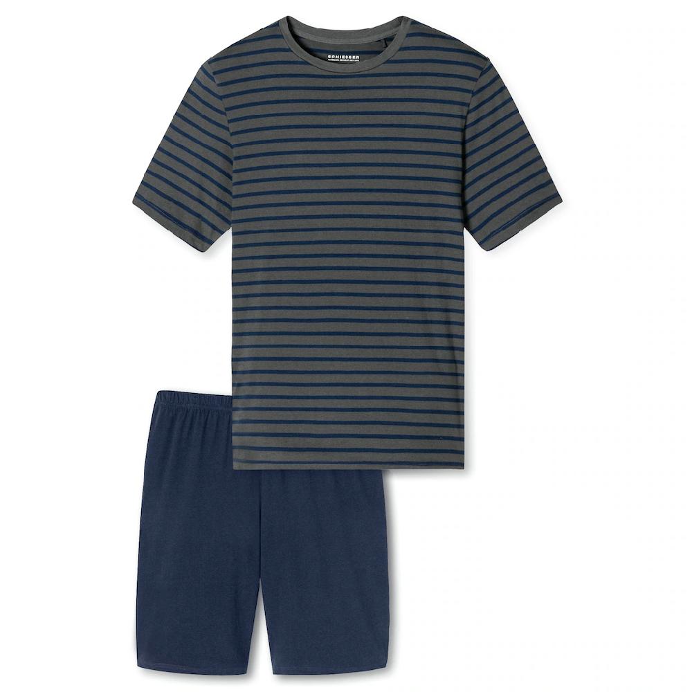 Schiesser Shorty »"Casual Essentials"« (2 Tlg.) Mit Streifen Online Kaufen