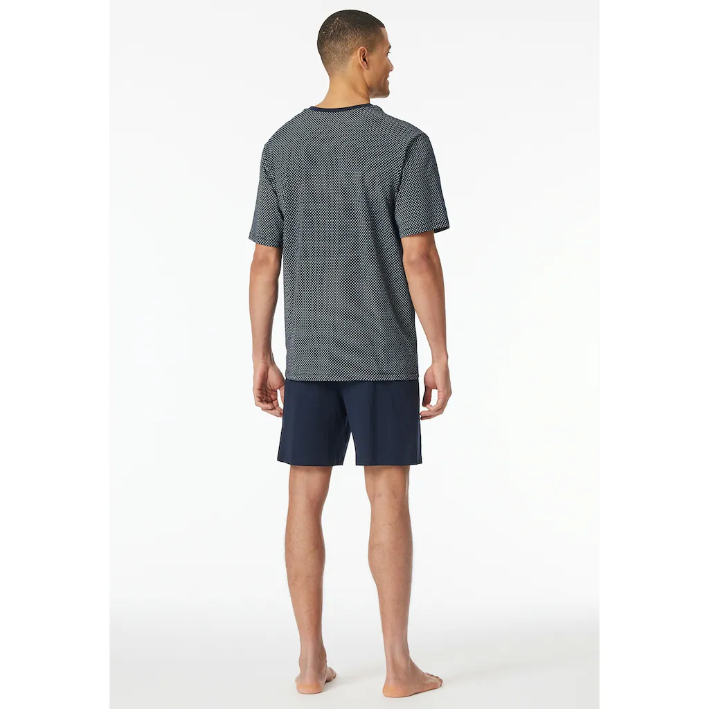 Schiesser Shorty »Comfort Essentials« (2 Tlg.) Mit Gemustertem Oberteil Online Kaufen