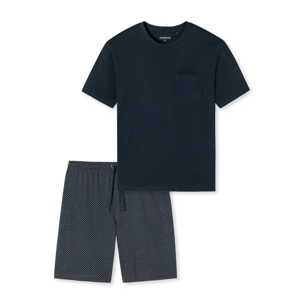Schiesser Shorty »"selected Premium Inspiration"« (2 Tlg.) Mit Rundem Halsausschnitt Kaufen