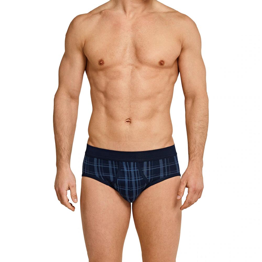 Schiesser Slip »"Original Classics"« (2er-Pack) Mit Kontrastfarbenem Karomuster Online Kaufen