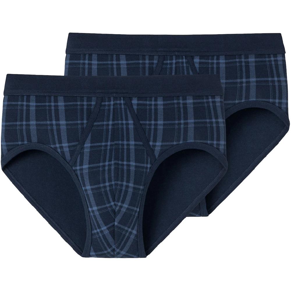 Schiesser Slip »"Original Classics"« (2er-Pack) mit kontrastfarbenem Karomuster online kaufen