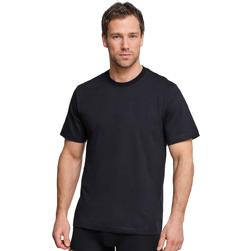 Schiesser T-Shirt »"Essentials"« (2er-Pack) Mit Rundhalsausschnitt