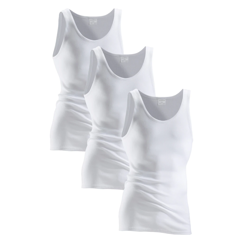 Schiesser Unterhemd »"Original Classics"« (3er-Pack) mit Markenlabel ▷ für