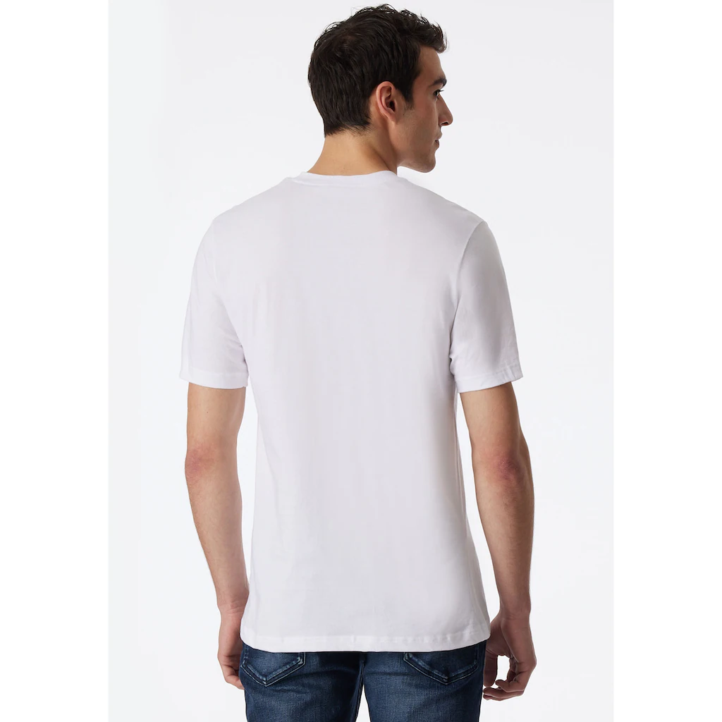 Schiesser V-Shirt »"Essentials"« (2er-Pack) Mit V-Ausschnitt