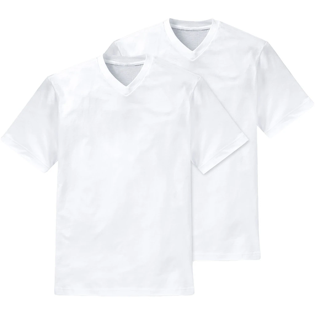 Schiesser V-Shirt »"Essentials"« (2er-Pack) mit V-Ausschnitt