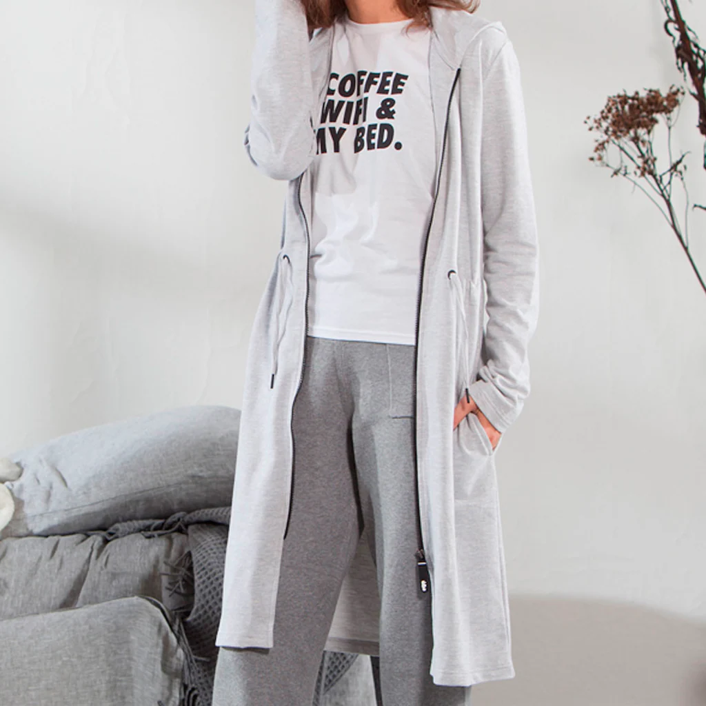 Seahorse Damenbademantel »Taylor« (1 St.) Mit Reißverschluss Und Bindeband