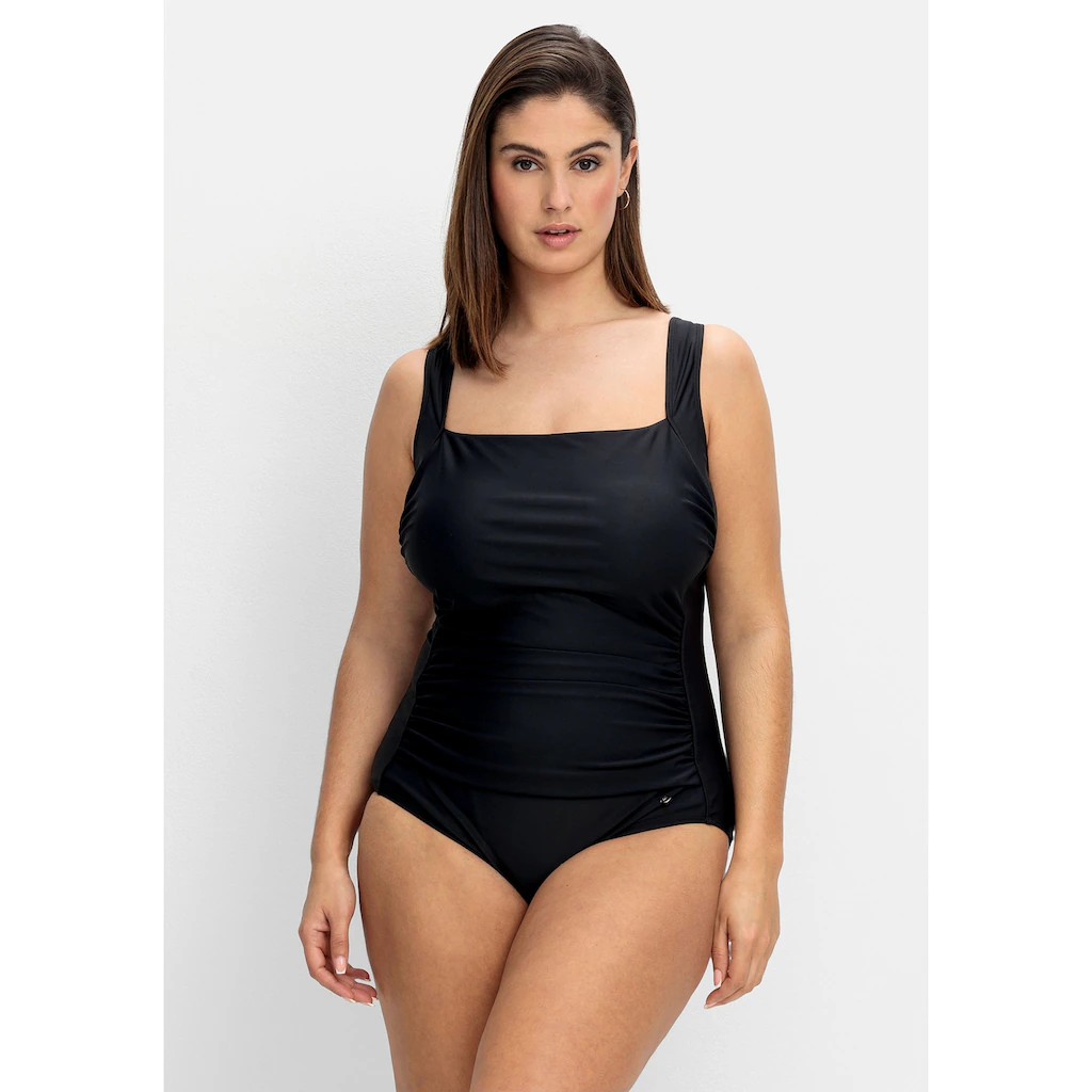 Sheego Badeanzug »Große Größen« mit Raffung und Shaping-Einsatz online bestellen