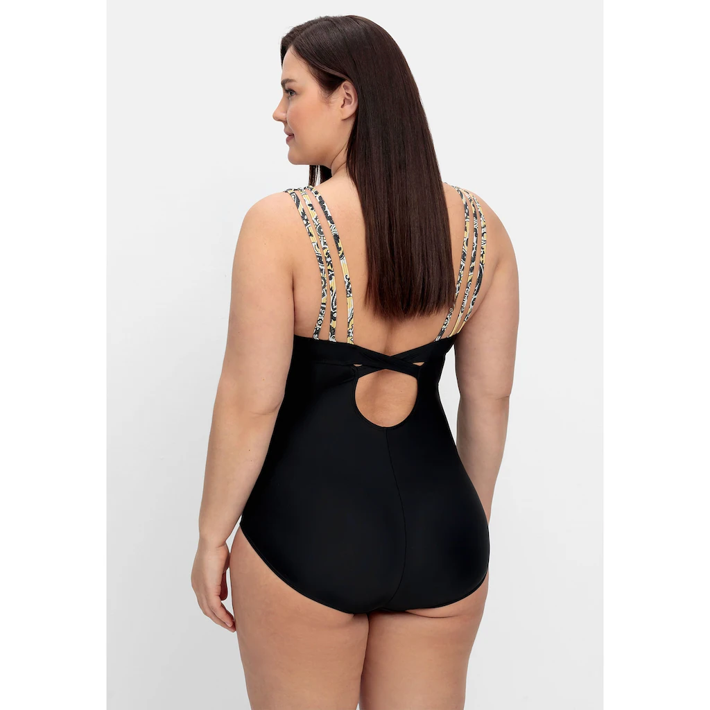 Sheego Badeanzug »Große Größen« Mit Tiefem Rücken Und Shaping-Effekt Online Bestellen