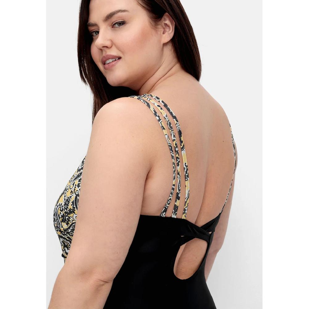 Sheego Badeanzug »Große Größen« Mit Tiefem Rücken Und Shaping-Effekt Online Bestellen