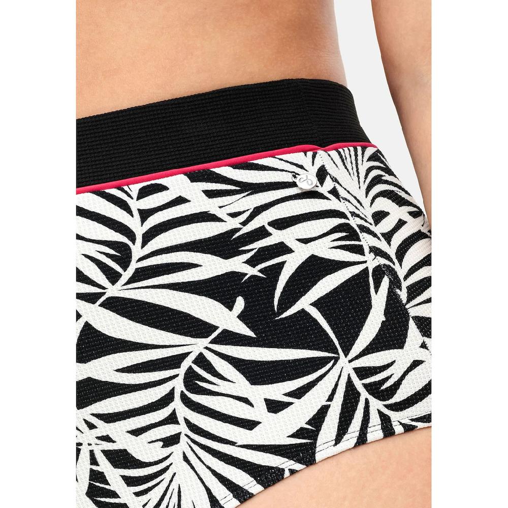 Sheego Badehose »Große Größen« Mit Blätterprint Und Shaping-Effekt