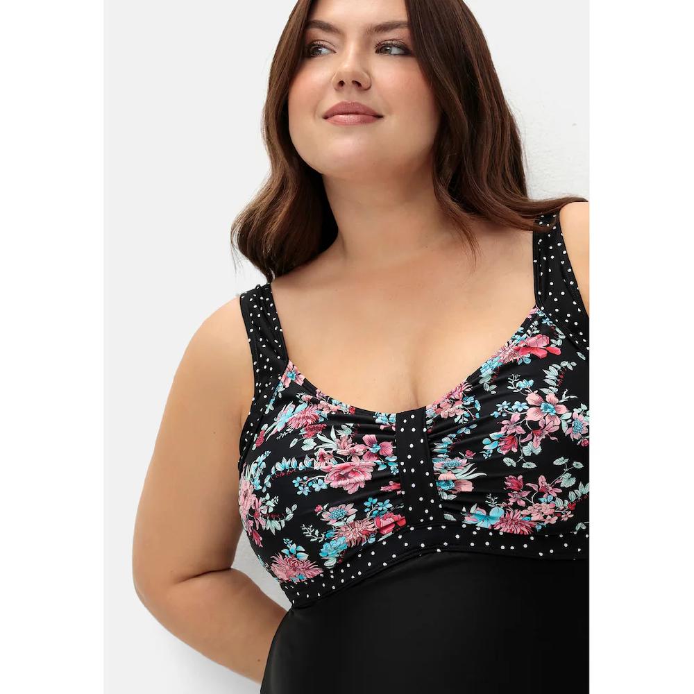 Sheego Badekleid »Große Größen« Im Mustermix Mit Integrierter Hose