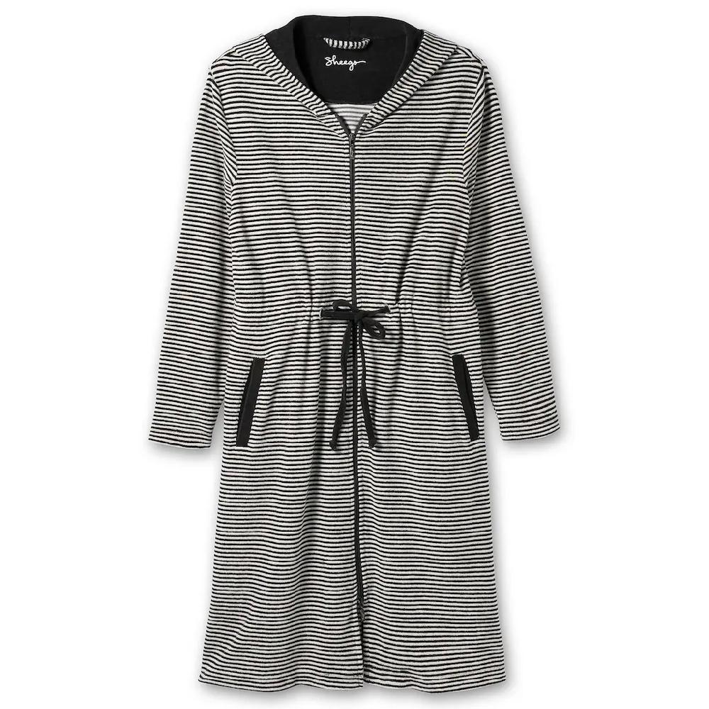 Sheego Bademantel »Große Größen« Mit Hohem Baumwollanteil