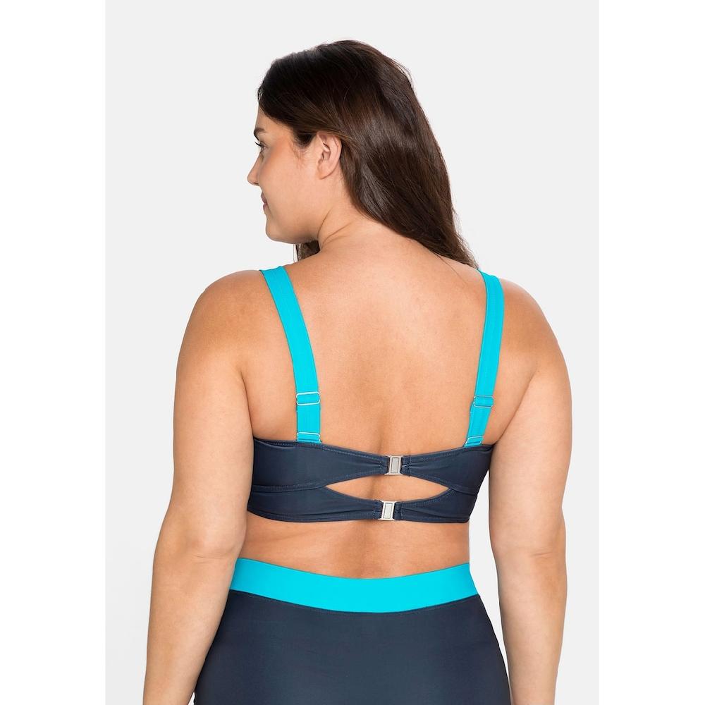 Sheego Bandeau-Bikini-Top »Große Größen« In Wickeloptik Mit Wattierten Soft-Cups Online Bestellen