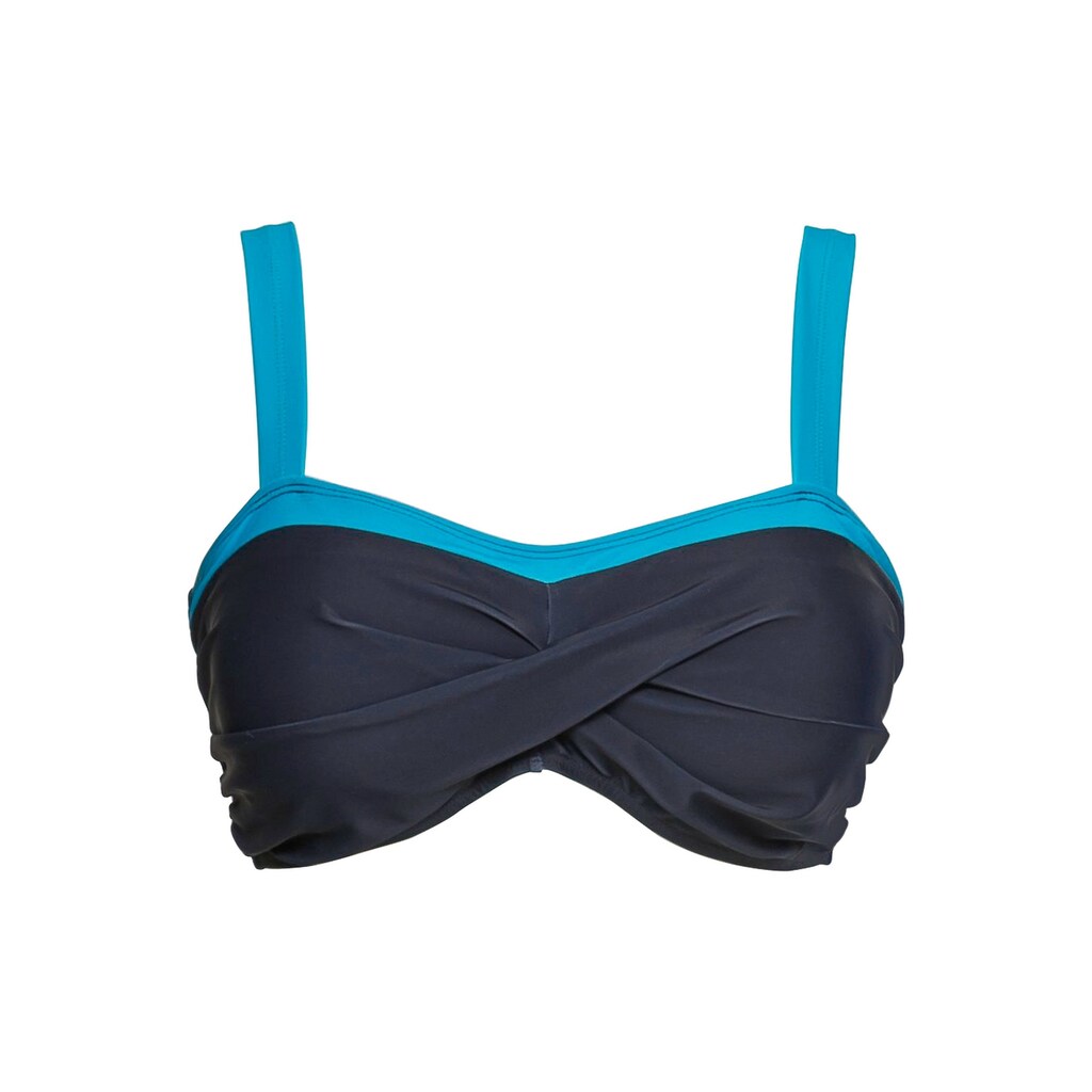 Sheego Bandeau-Bikini-Top »Große Größen« In Wickeloptik Mit Wattierten Soft-Cups Online Bestellen