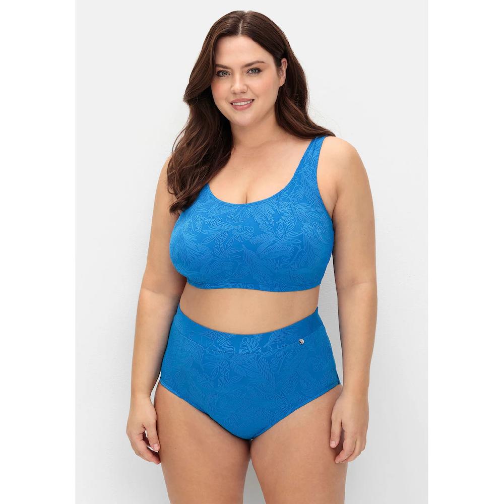 Sheego Bikini-Hose »Große Größen« Mit Blumen-Struktur