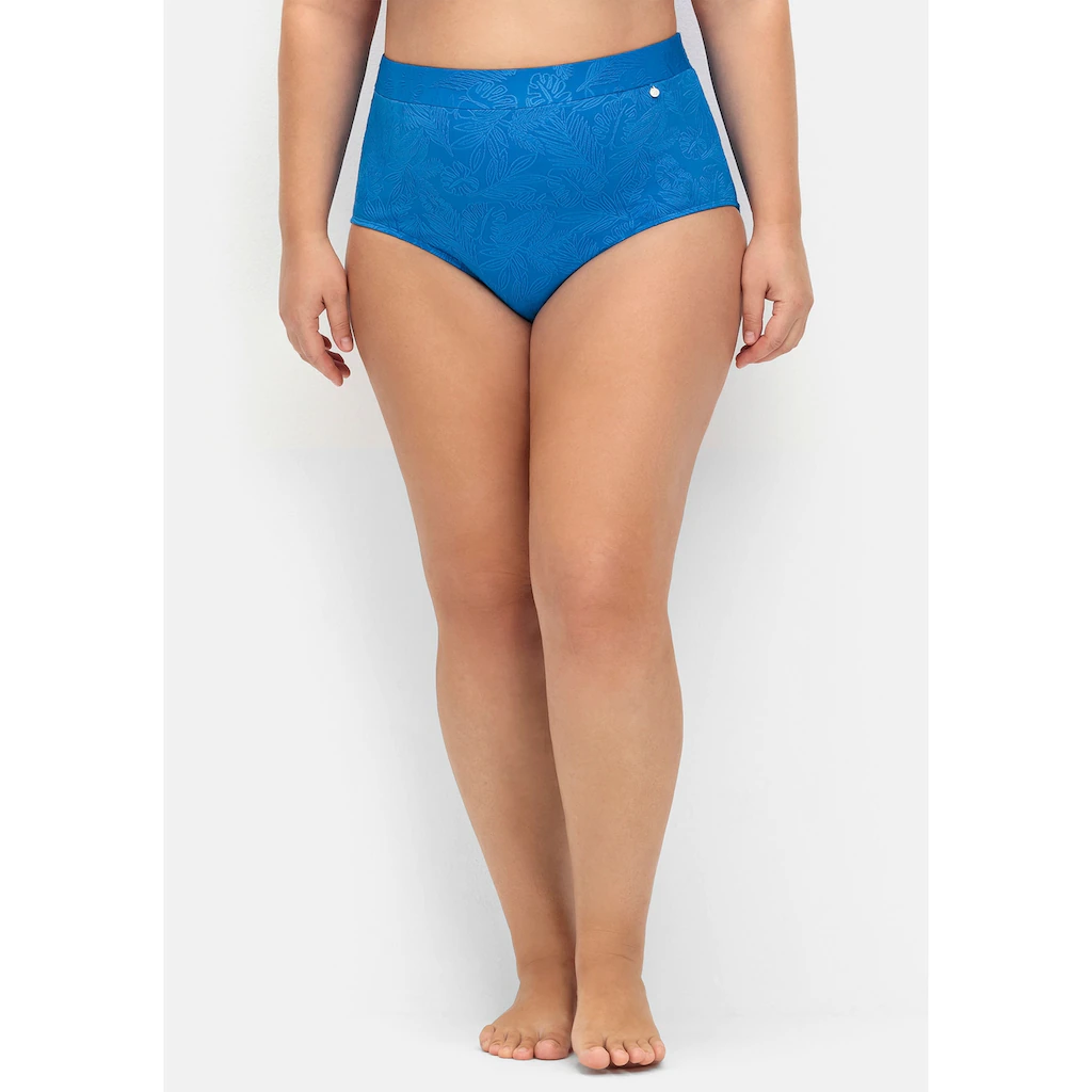 Sheego Bikini-Hose »Große Größen« mit Blumen-Struktur
