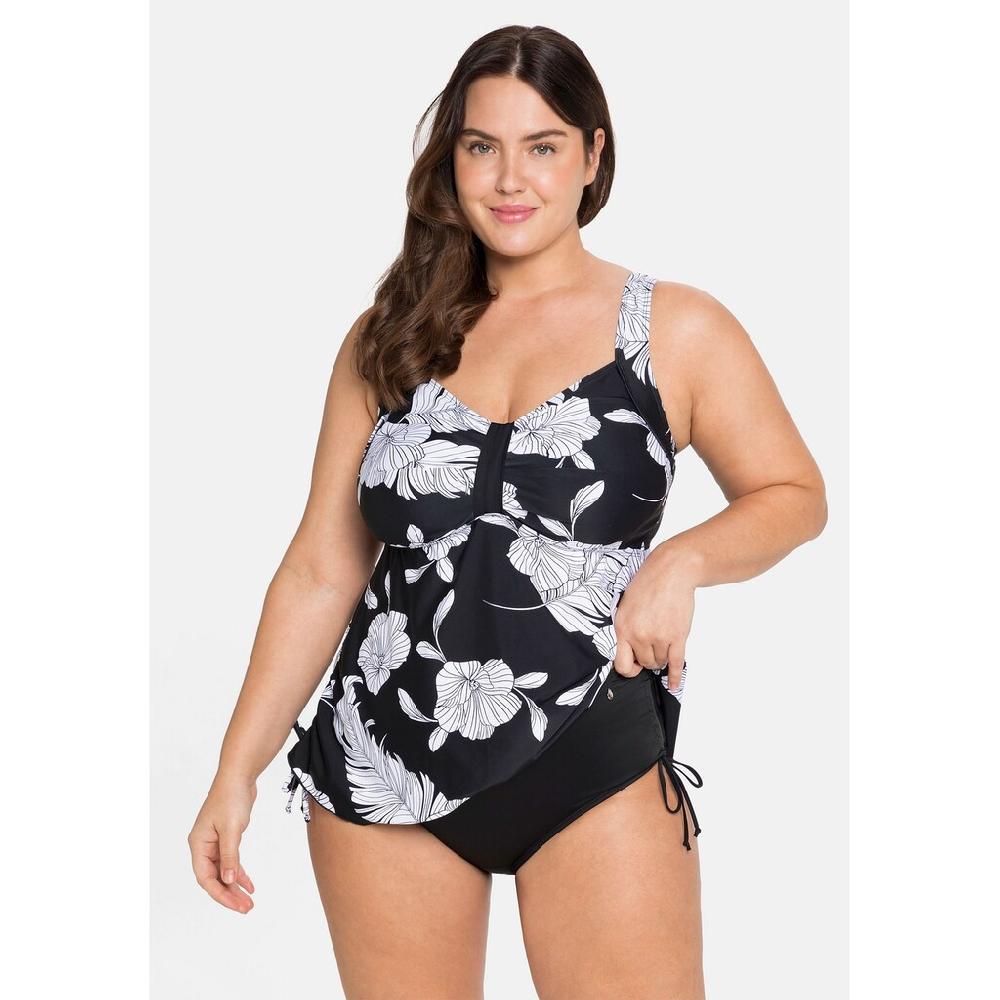Sheego Bikini-Hose »Große Größen« Mit Shaping-Effekt Vorn Seitlich Zu Raffen Kaufen