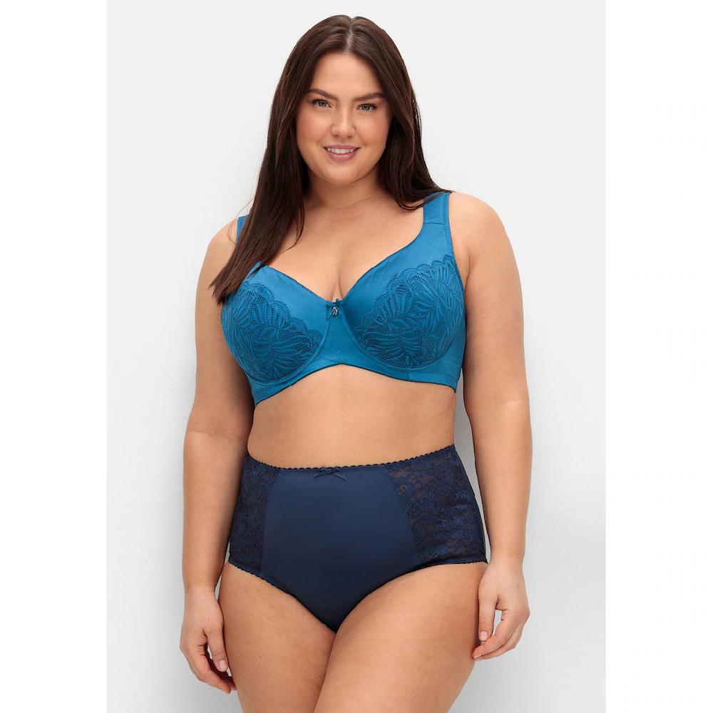 Sheego Bügel-BH »Große Größen« Aus Floraler Spitze Mit Seitenstützen Bestellen