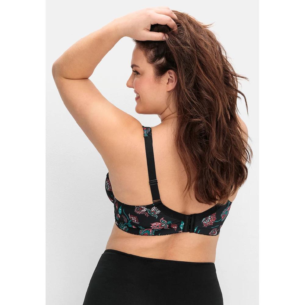 Sheego Bügel-BH »Große Größen« Mit Paisleydruck Und Spitze Online Kaufen