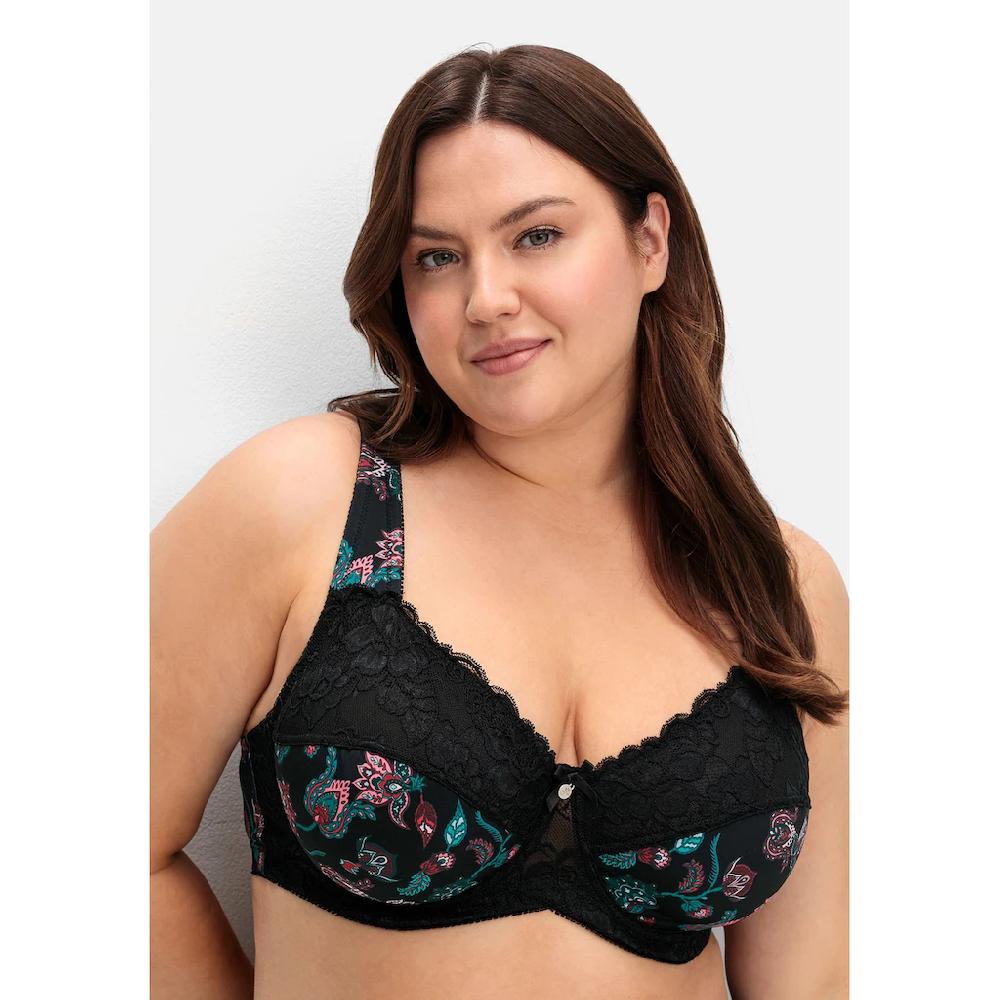 Sheego Bügel-BH »Große Größen« Mit Paisleydruck Und Spitze Online Kaufen
