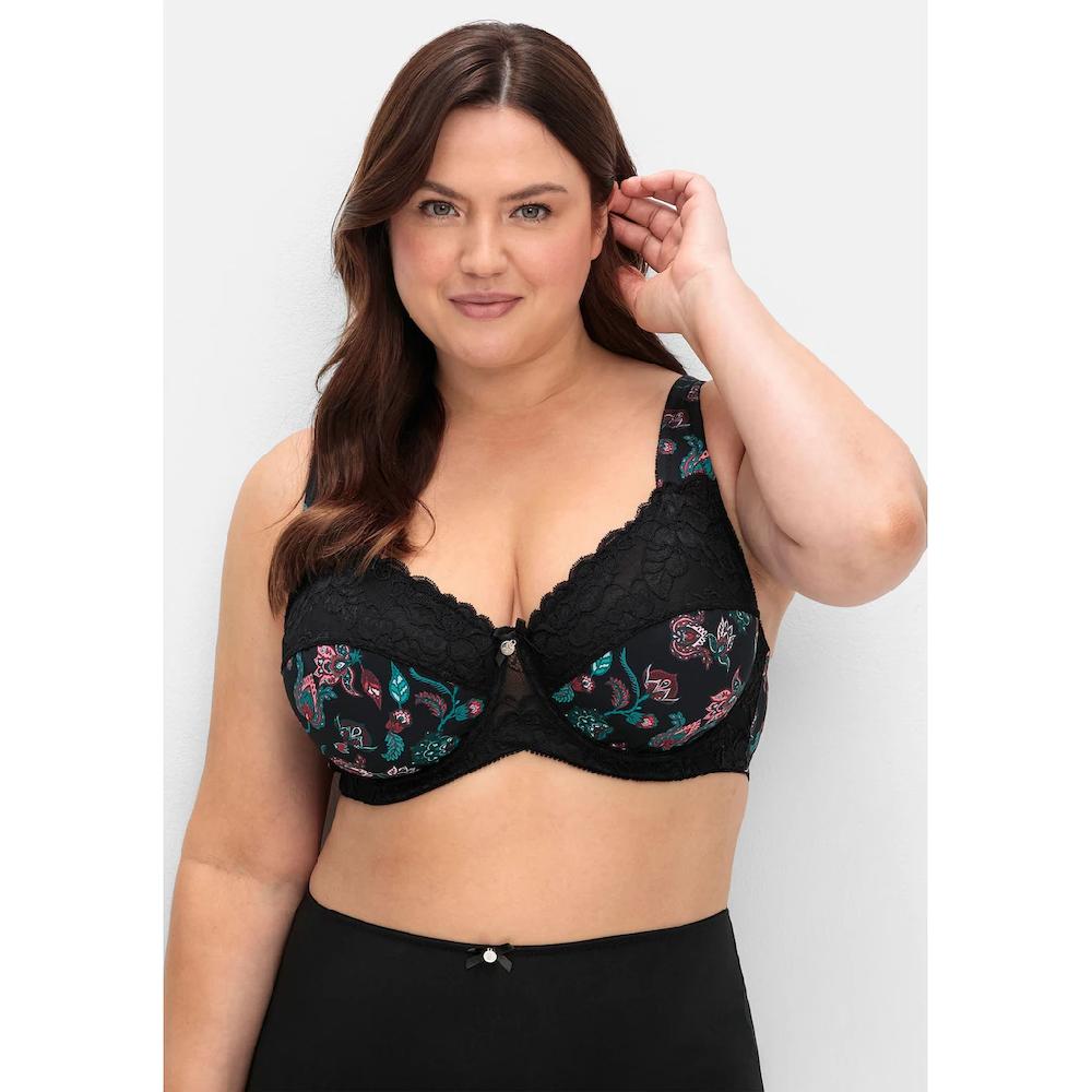 Sheego Bügel-BH »Große Größen« mit Paisleydruck und Spitze online kaufen