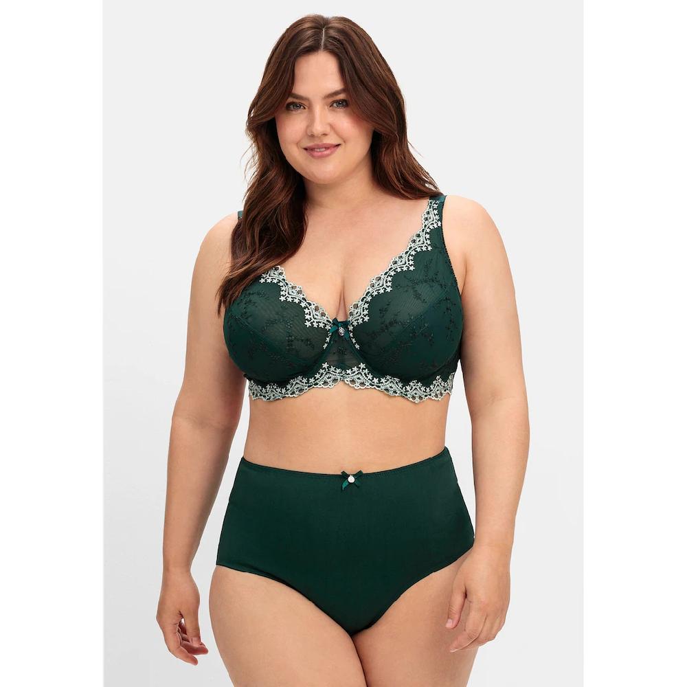 Sheego Bügel-BH »Große Größen« Mit Spitze Und Gefütterten Untercups Bestellen