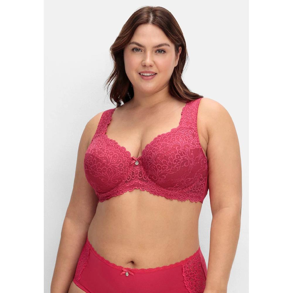 Sheego Bügel-BH »Große Größen« mit Stickerei-Spitze online kaufen