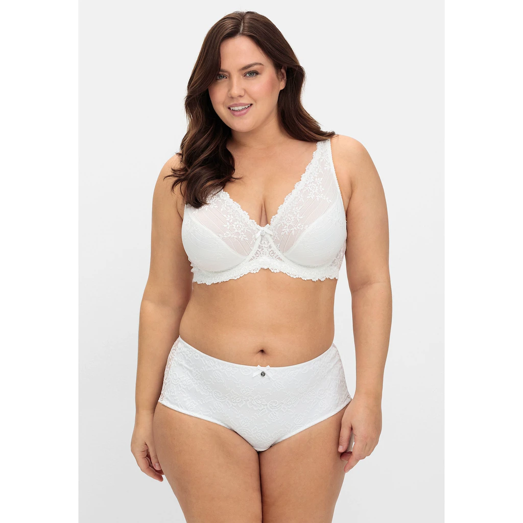 Sheego Bügel-BH »Große Größen« Mit Zarter Spitze Und Seitlichen Stützen Online Bestellen
