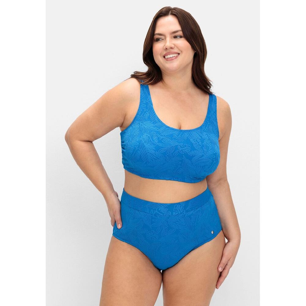 Sheego Bügel-Bikini-Top »Große Größen« mit Blumen-Struktur und Softcups