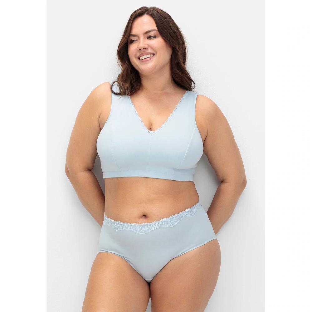 Sheego Bügelloser BH »Große Größen« In Bustier-Form 2er Set Atmungsaktiv Online Bestellen