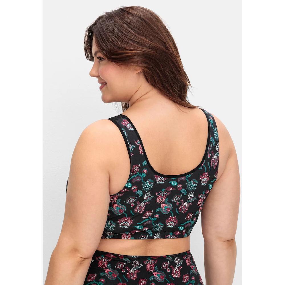 Sheego Bügelloser BH »Große Größen« In Bustier-Form Mit Spitzenborte Bestellen