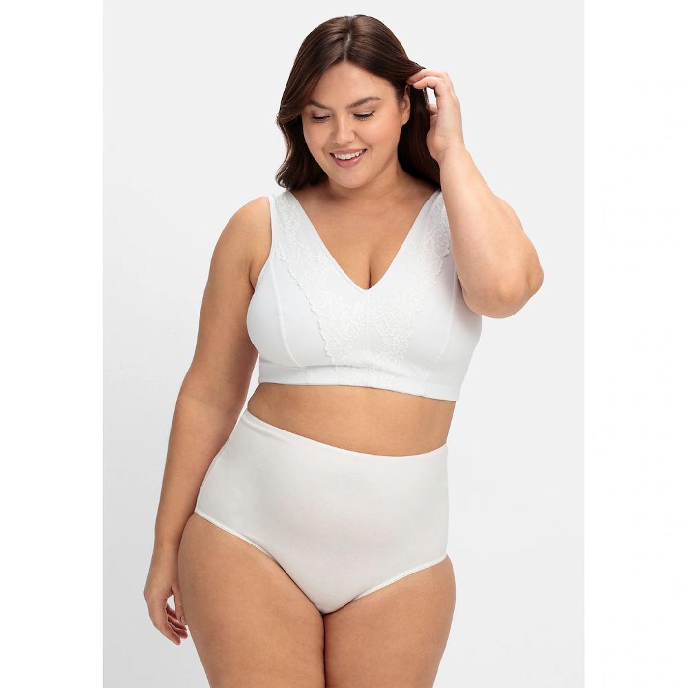 Sheego Bügelloser BH »Große Größen« In Verschlussloser Bustier-Form ▷ Für