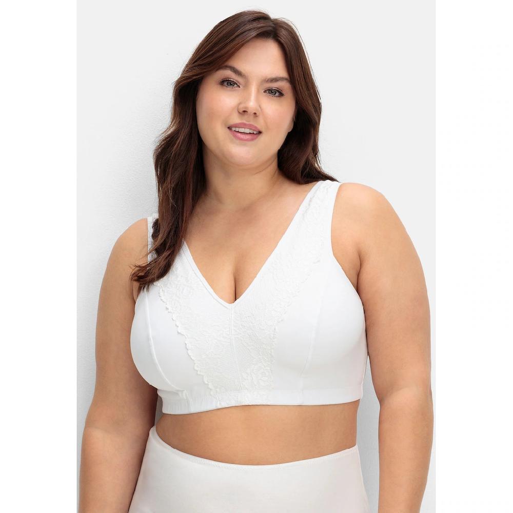Sheego Bügelloser BH »Große Größen« in verschlussloser Bustier-Form ▷ für