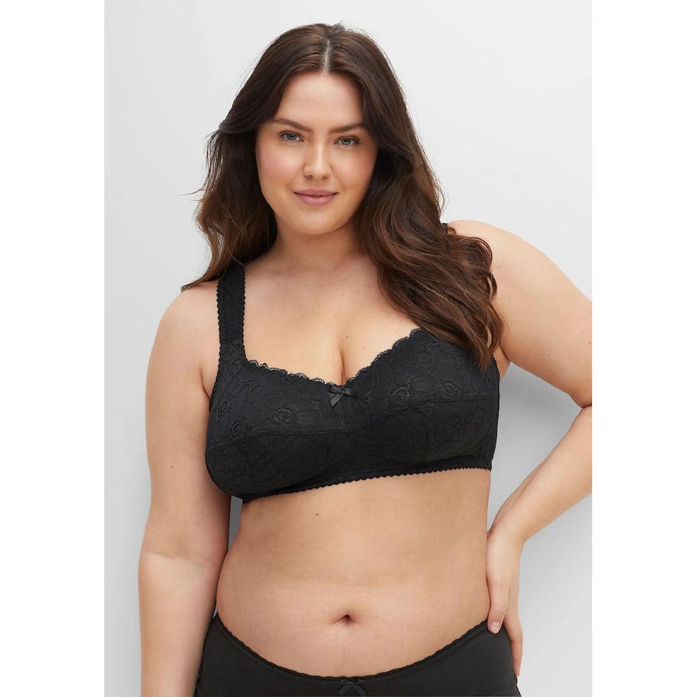 Sheego Bügelloser BH »Große Größen« mit Seitenstützen dreigeteilte Cups kaufen