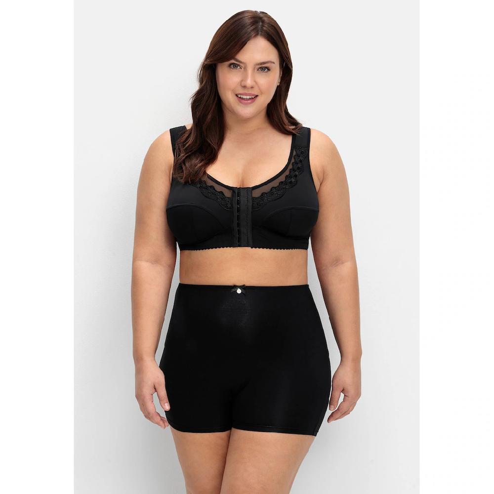 Sheego Bügelloser BH »Große Größen« Mit Spitze Und Vorderverschluss Online Kaufen