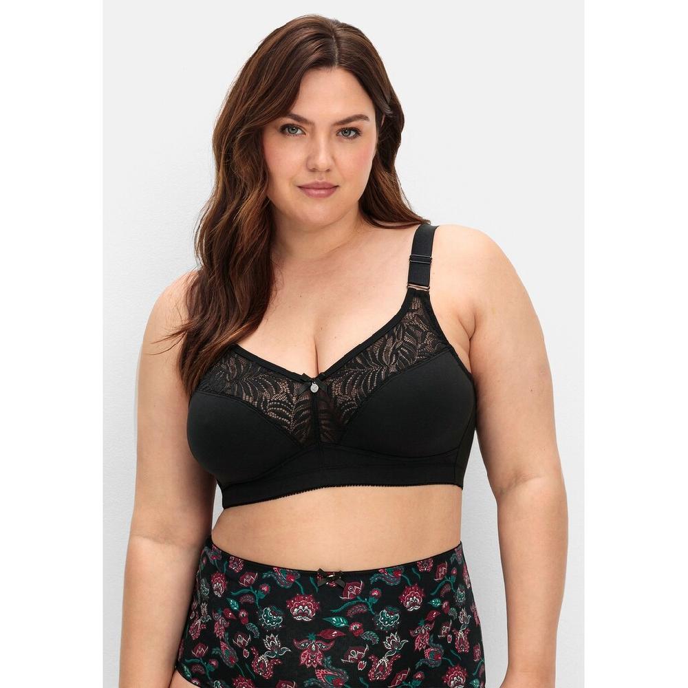 Sheego Bügelloser BH »Große Größen« mit Spitze und wattierten Cups online bestellen