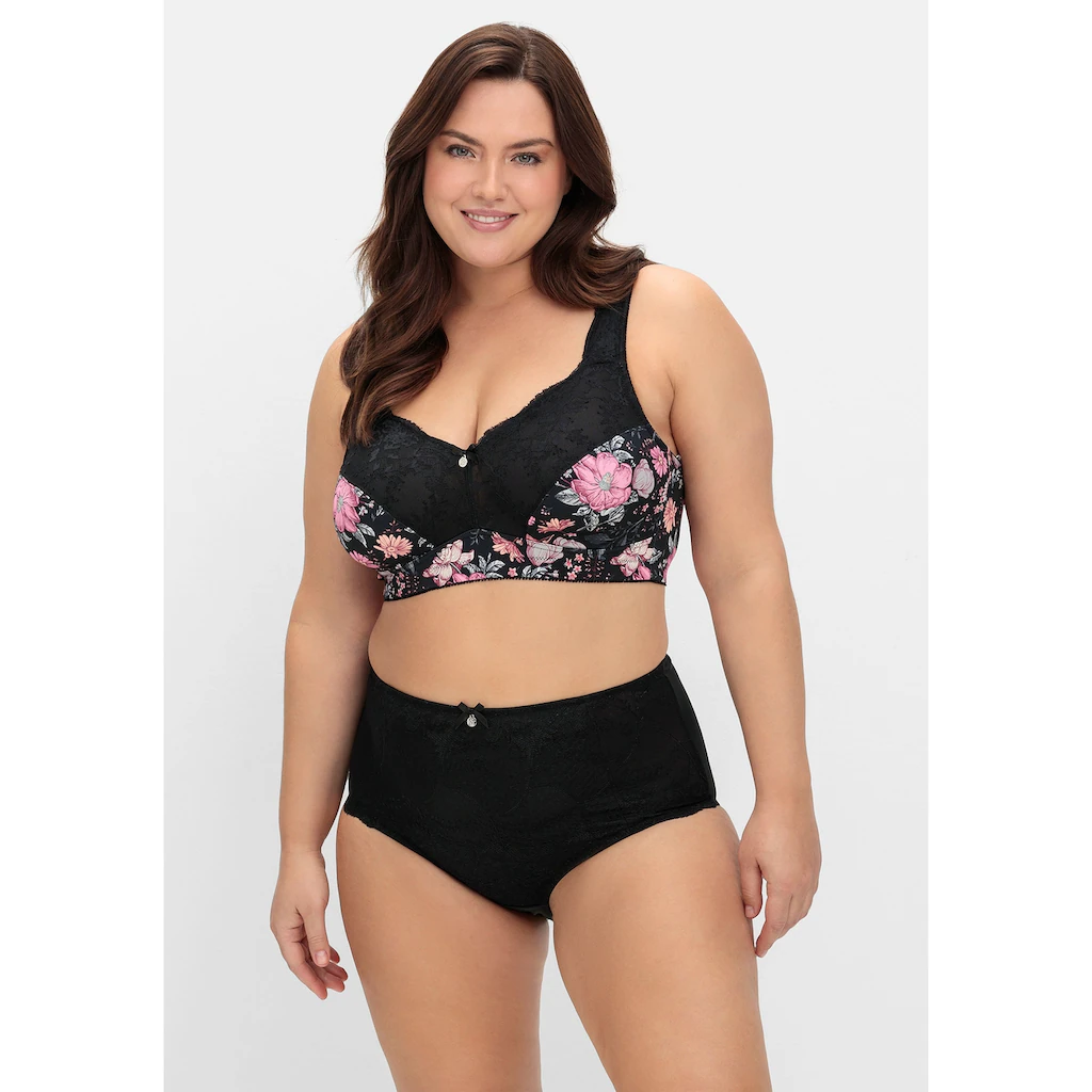 Sheego Bügelloser BH »Große Größen« mit stützendem Mesh-Innenfutter ▷ für