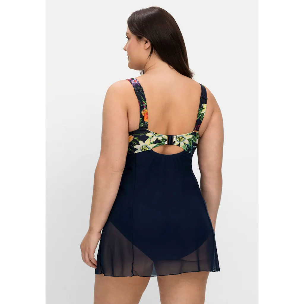 Sheego By Joe Browns Badekleid »Große Größen« Mit Hose Und Transparentem Mesh-Rockteil Online Kaufen