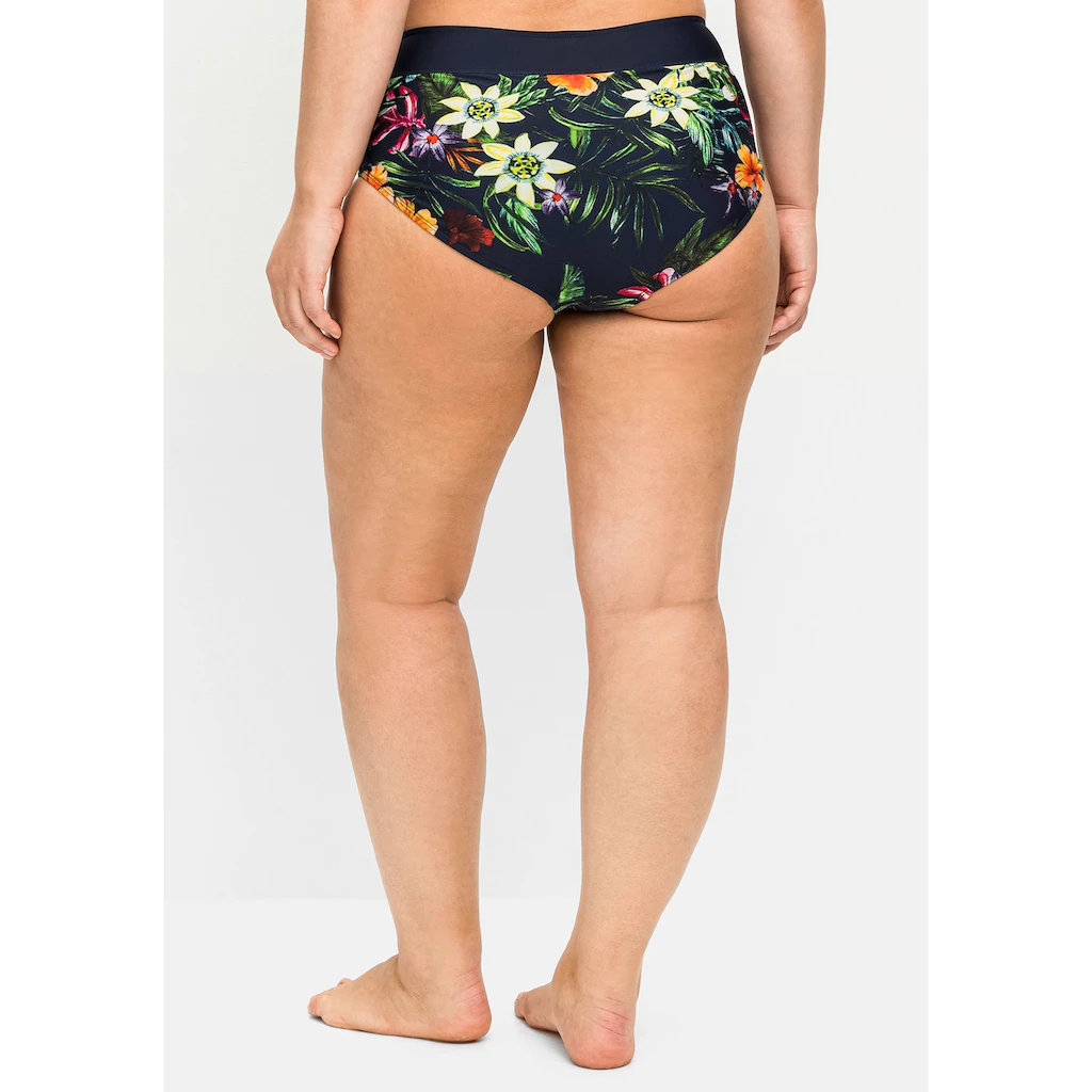 Sheego By Joe Browns Bikini-Hose »Große Größen« Mit Blumendruck Und Shaping-Einsatz Online Kaufen