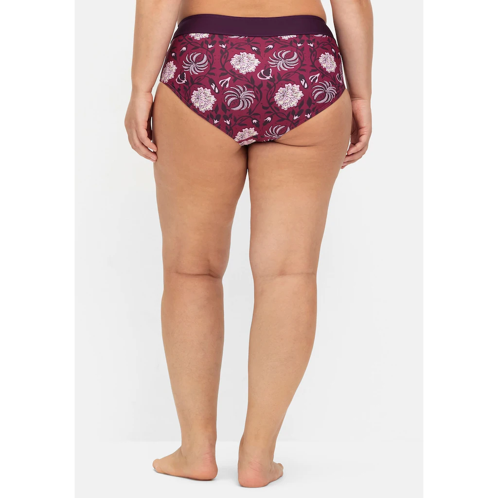 Sheego By Joe Browns Bikini-Hose »Große Größen« Mit Blumendruck Und Shaping-Einsatz