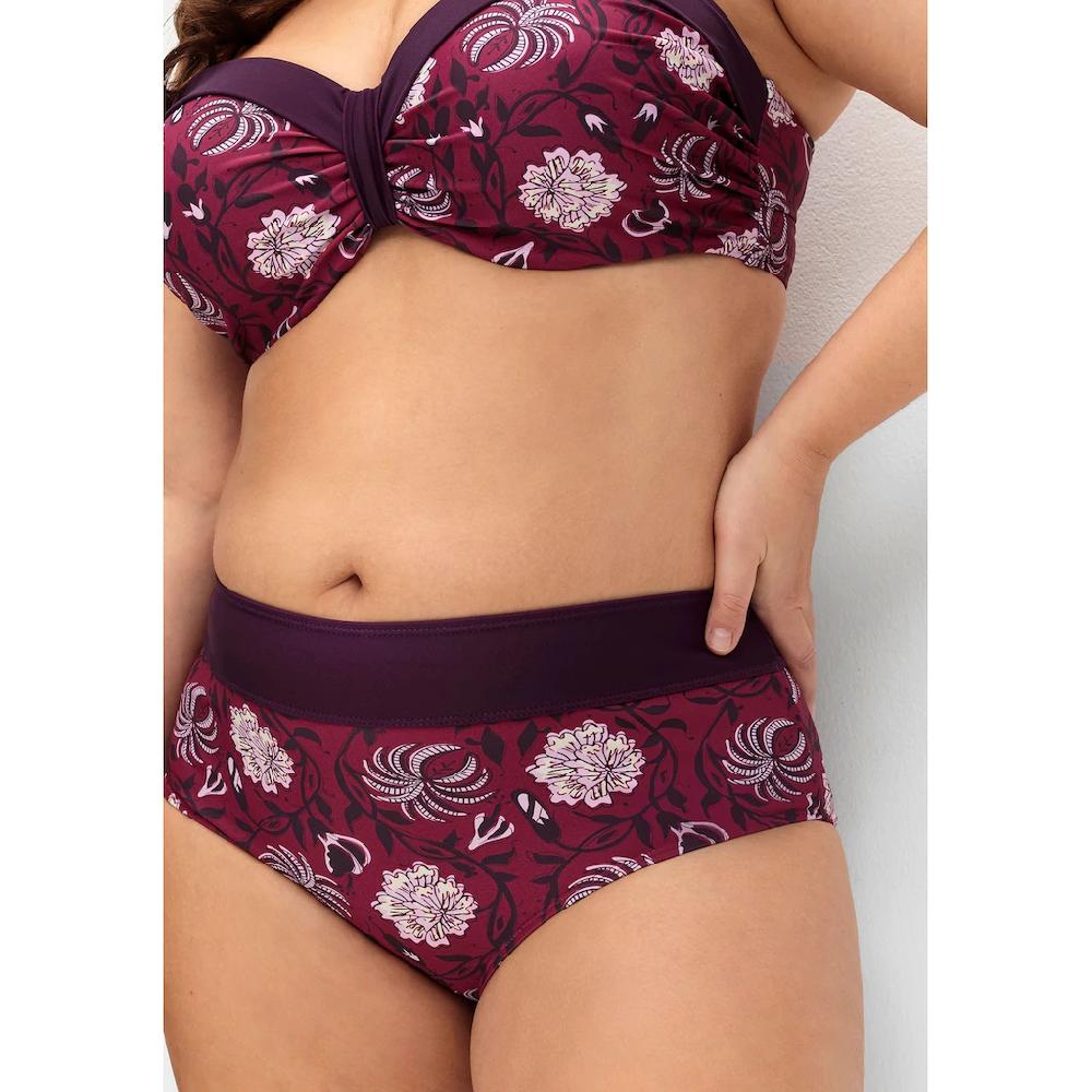 Sheego By Joe Browns Bikini-Hose »Große Größen« Mit Blumendruck Und Shaping-Einsatz